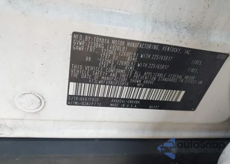 2022 Toyota Rav4 Hybrid Le from USA, damaged, VIN 4T3LWRFV9NU055858